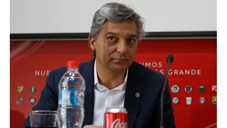 Sebastián Moreno, el presidente de la ANFP.