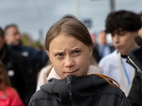Al fin llegó Greta Thunberg, a Madrid