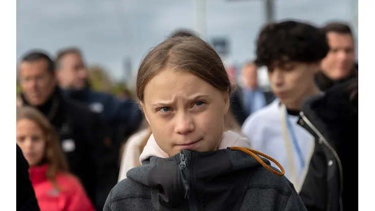 Al fin llegó Greta Thunberg, a Madrid