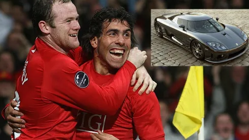 Rooney y Tevez en el United.