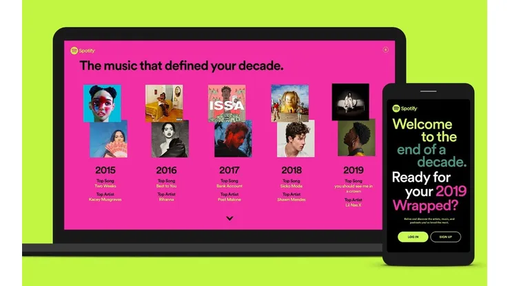 Spotify presenta las estadísticas anuales de sus usuarios