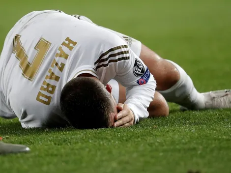 ¡Pésima noticia para Real Madrid! Hazard out y no juega ante el Barca