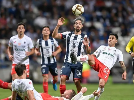 Monterrey da el primer golpe y vence al Necaxa con sus chilenos en cancha