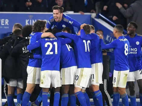 Leicester vence al Everton y es escolta del Liverpool