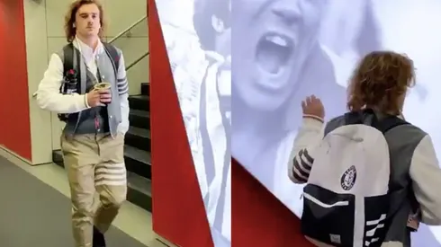 El gesto de Antoine Griezmann con el Cholo Simeone en su llegada al Wanda Metropolitano