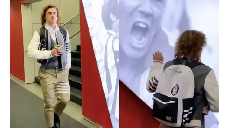 El gesto de Antoine Griezmann con el Cholo Simeone en su llegada al Wanda Metropolitano