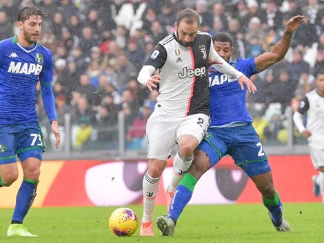 La Juve se enreda ante Sassuolo y puede perder la cima de la Serie A