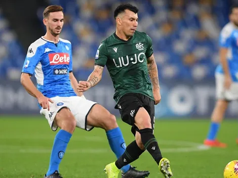 Medel sale lesionado en remontada del Bologna ante el Napoli