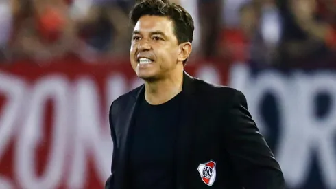 Gallardo en el partido ante Newell's.