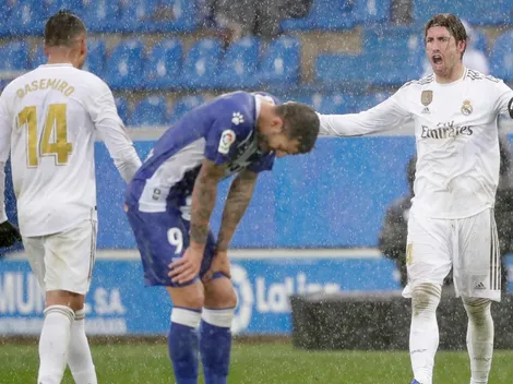 Bajo la lluvia igual vale: Real Madrid se impone al ex equipo de Maripán