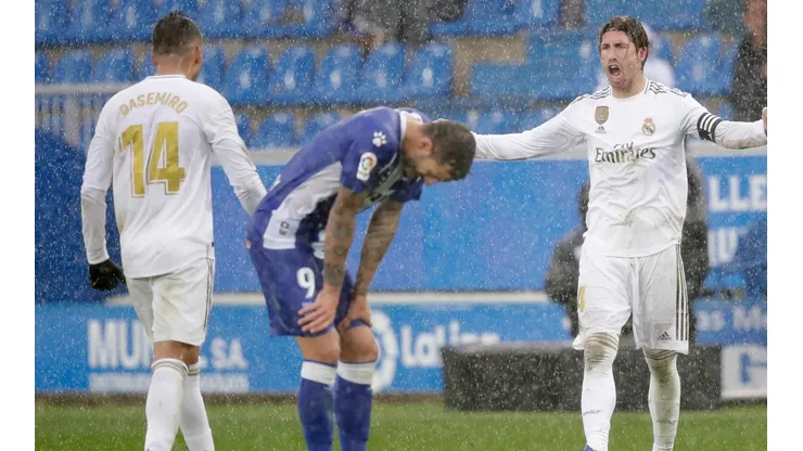 Bajo la lluvia igual vale: Real Madrid se impone al ex equipo de Maripán