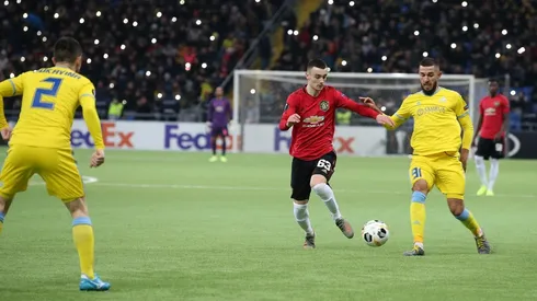 Astana contra Manchester United.