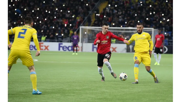 Astana contra Manchester United.