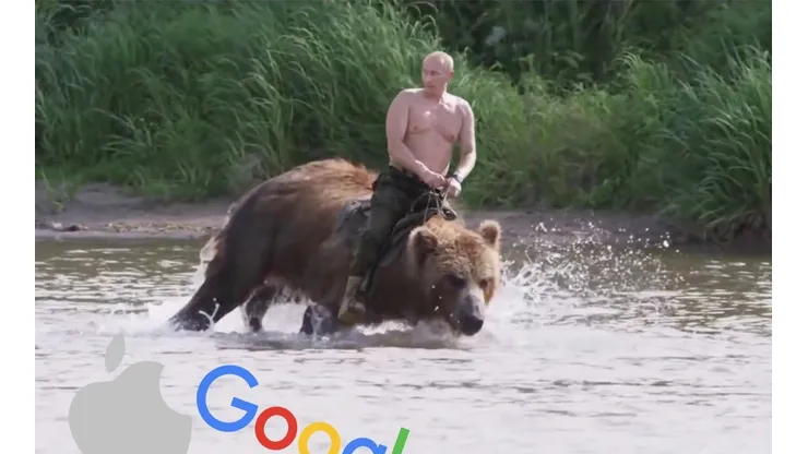 Putin puso en jaque a Google y Apple juntos