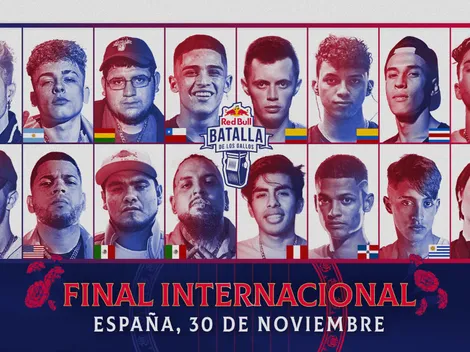 Los 16 clasificados a la Final Internacional de Red Bull Batalla de los Gallos 2019