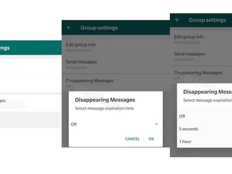 WhatsApp inicia las pruebas de mensajes que se autodestruyen