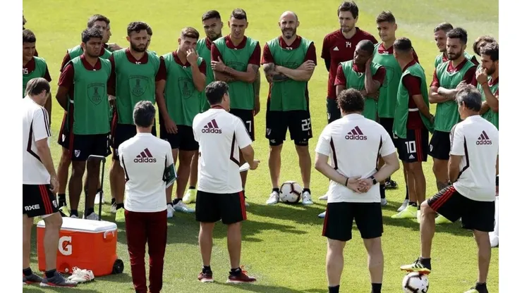 Paulo Díaz y River Plate a las órdenes del Muñeco Gallardo.