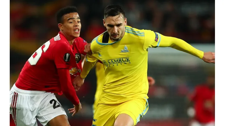 Astana y Manchester United se enfrentan por la Europa League.