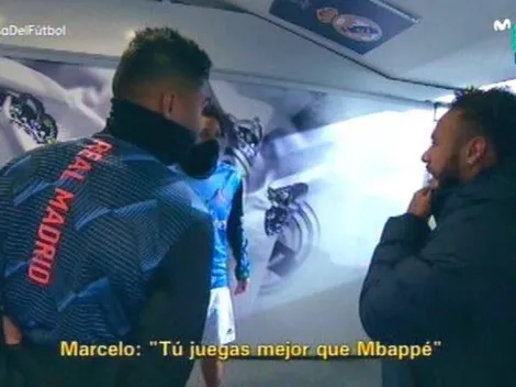 Marcelo a Neymar: "Tú juegas mejor que Mbappé"