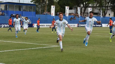 Argentina goleó a Chile.