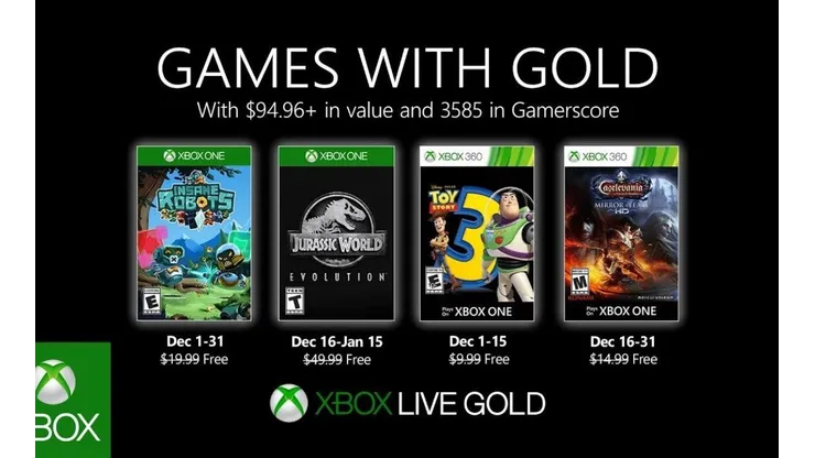 Video | Jurassic World Evolution lidera los juegos gratis de Xbox Live Gold