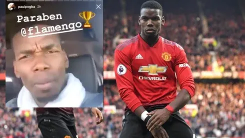 Pogba celebra la Libertadores del Flamengo