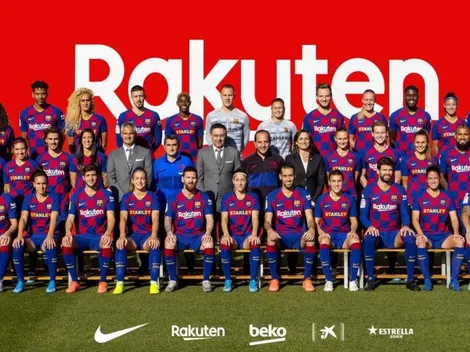 Barcelona se toma foto oficial mixta y Vidal aparece junto a The Best