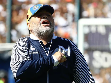 Maradona confía en seguir al mando de Gimnasia: "Seguro que me quedo"