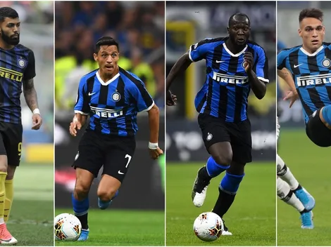 La impresionante delantera que prepara Inter para enero: Gabigol, Alexis, Lukaku y Lautaro