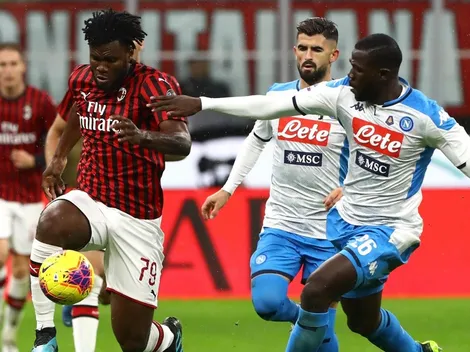 Milán y Napoli reparten puntos en la Serie A