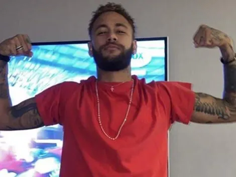 ¿No era del Santos? Neymar enloquece con el triunfo del Fla