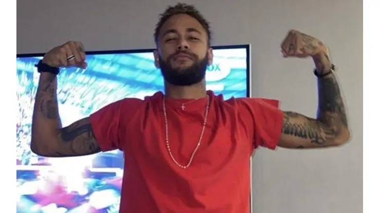 Neymar enloquece con el triunfo del Fla