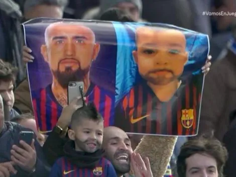 Pequeño King se roba las cámaras en triunfo del Barca