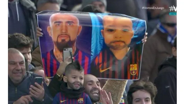 Pequeño King se roba las cámaras en triunfo del Barca