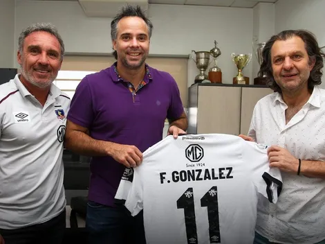 Fernando González visita a Colo Colo