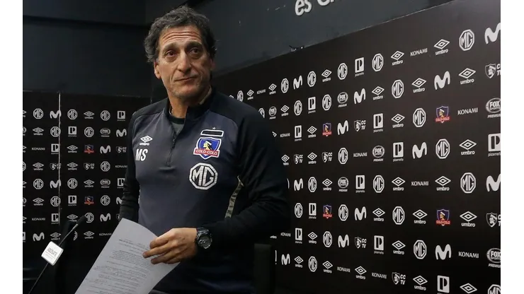 Mario Salas en conferencia de prensa.