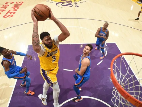 Video | Los Lakers vencen a los Thunder con Davis y James a gran nivel
