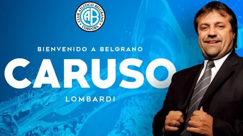 Caruso Lombardi es el nuevo DT de Belgrano