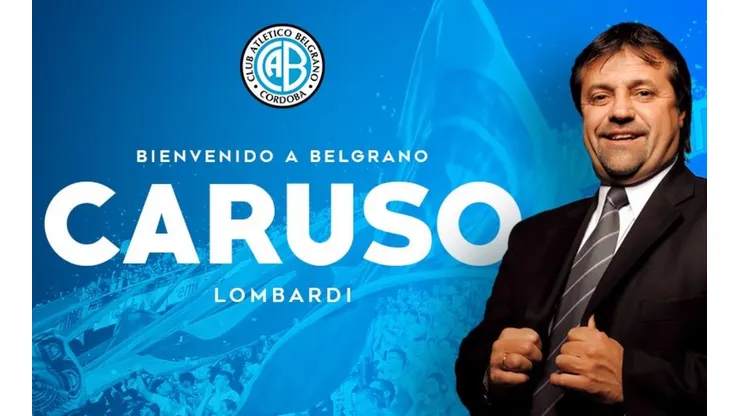Caruso Lombardi es el nuevo DT de Belgrano