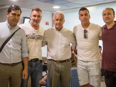 Barticciotto y Paredes visitan a Gustavo Gatica