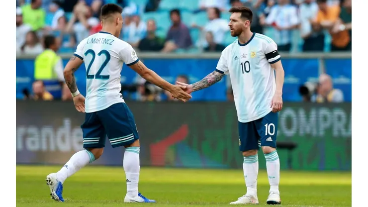 Milito aplaude afinidad de Lionel Messi con Lautaro Martínez