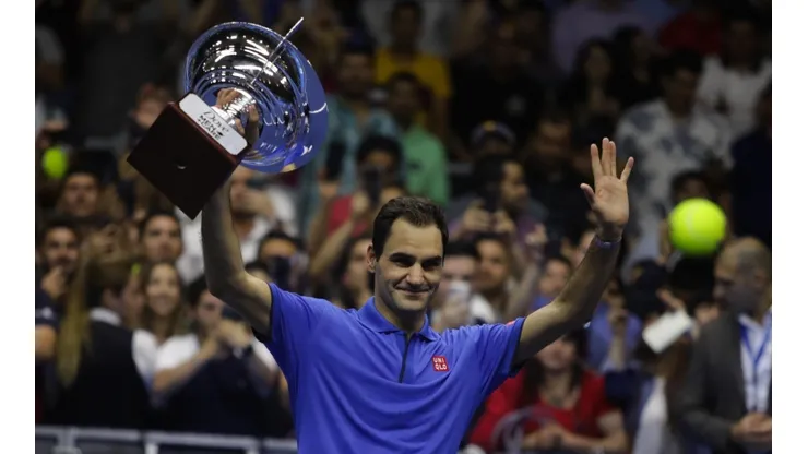 Roger Federer mostró todo su talento ante los aficionados chilenos