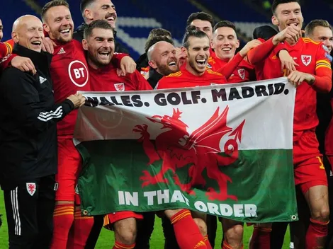 Gareth Bale provoca al Real Madrid y celebra con polémica bandera de Gales