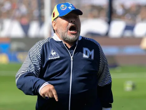 Oficial: presidente de Gimnasia confirma que Maradona se fue