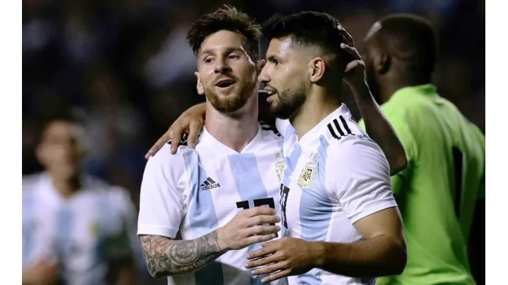 Lionel Messi y Sergio Agüero fueron los goleadores de Argentina ante Uruguay
