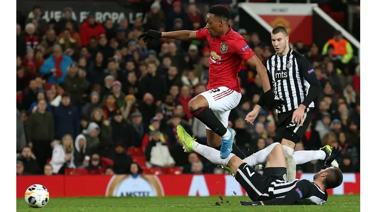 El "baile" de Martial que usó el United.
