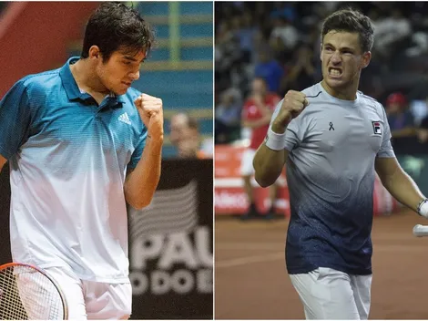 Frente a frente: el equilibrado registro entre Garín y Schwartzman que ilusiona a Chile