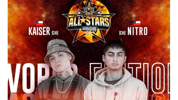 Kaiser y Nitro son la primera pareja confirmada para God Level All Stars World Edition
