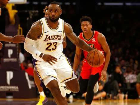 Video | Los Lakers se lucen ante la presencia de Kobe Bryant y aplastan a los Hawks