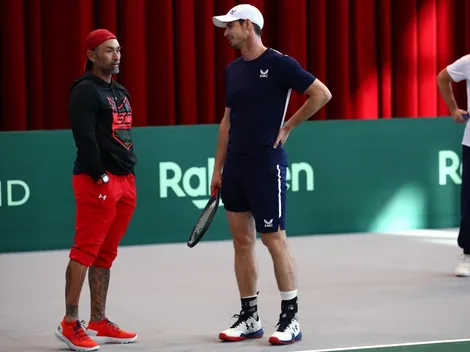 Murray ve a Chino Ríos y va de inmediato a saludarlo